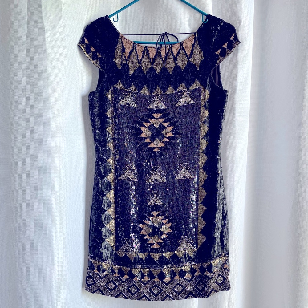 All Saints hand beaded dress. Size US 4. Worn once and in perfect condition.